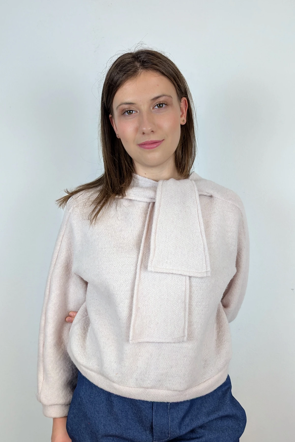 Pulover iz volnenega filca